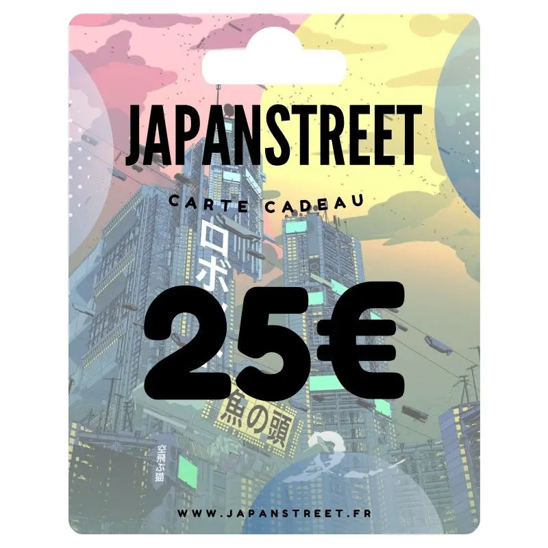 Carte cadeau Japanstreet 25euro