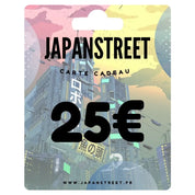 Carte cadeau Japanstreet 25euro