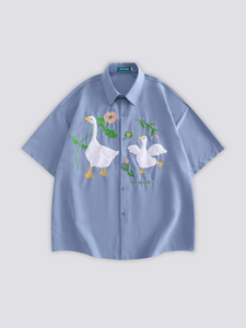 Chemise Canard Brodée - ダック