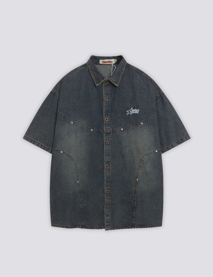 Chemise en Jean Oversize