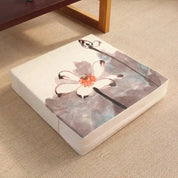 Coussin japonais à fleurs carré 'Ogaki' Japanstreet