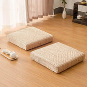 Coussin japonais carré en tatami 'Mokiro' Japanstreet