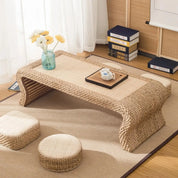Coussin japonais en rotin 'Yachiyo' Japanstreet