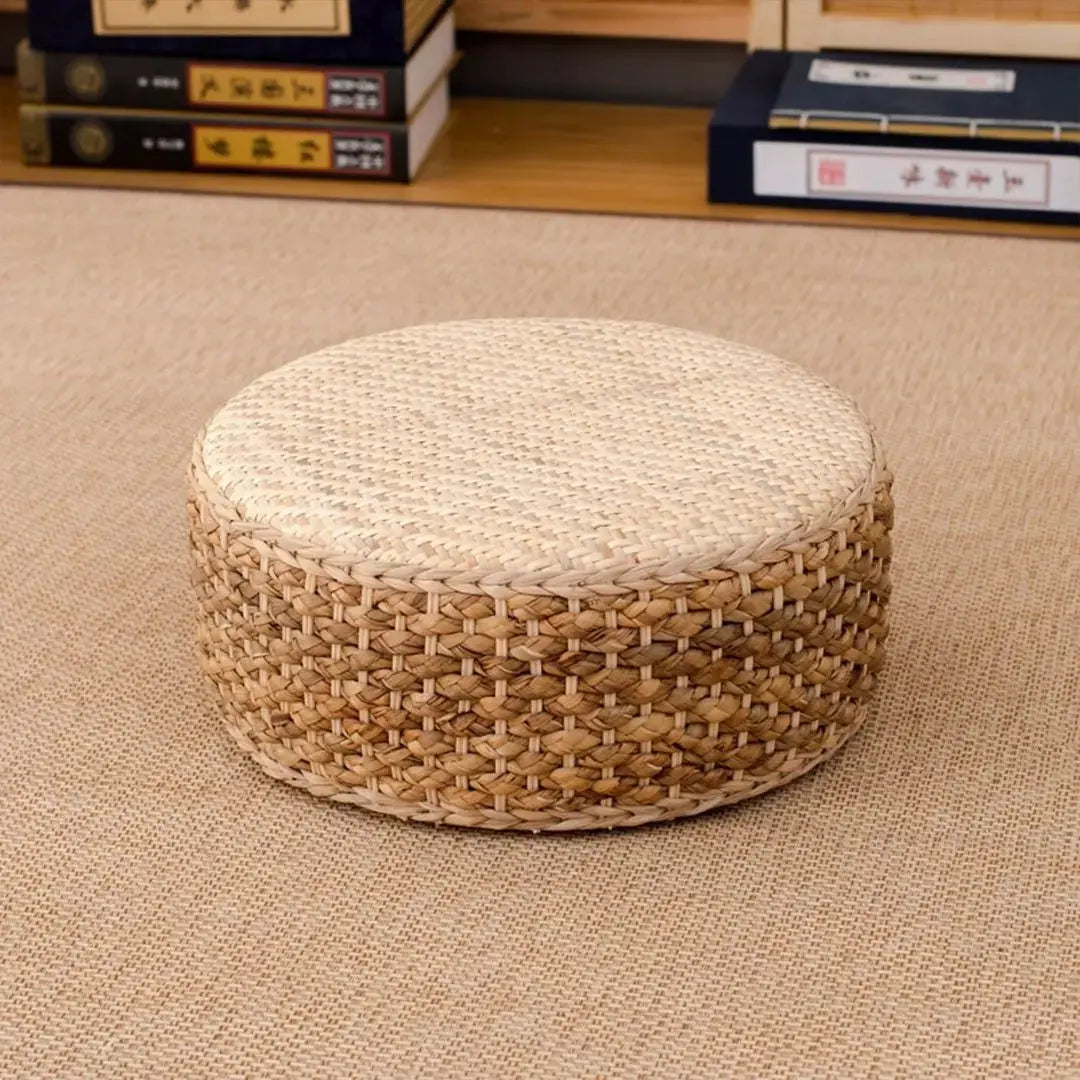 Coussin japonais en rotin 'Yachiyo' Japanstreet