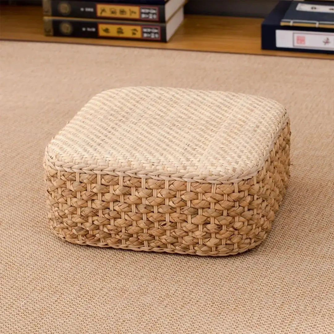 Coussin japonais en rotin 'Yachiyo' Japanstreet