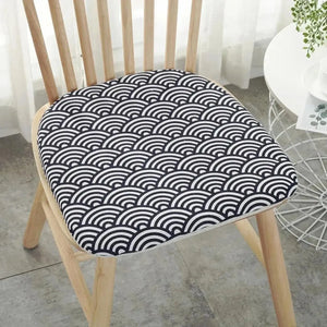 Coussin japonais plat pour chaise 'Kasuga'