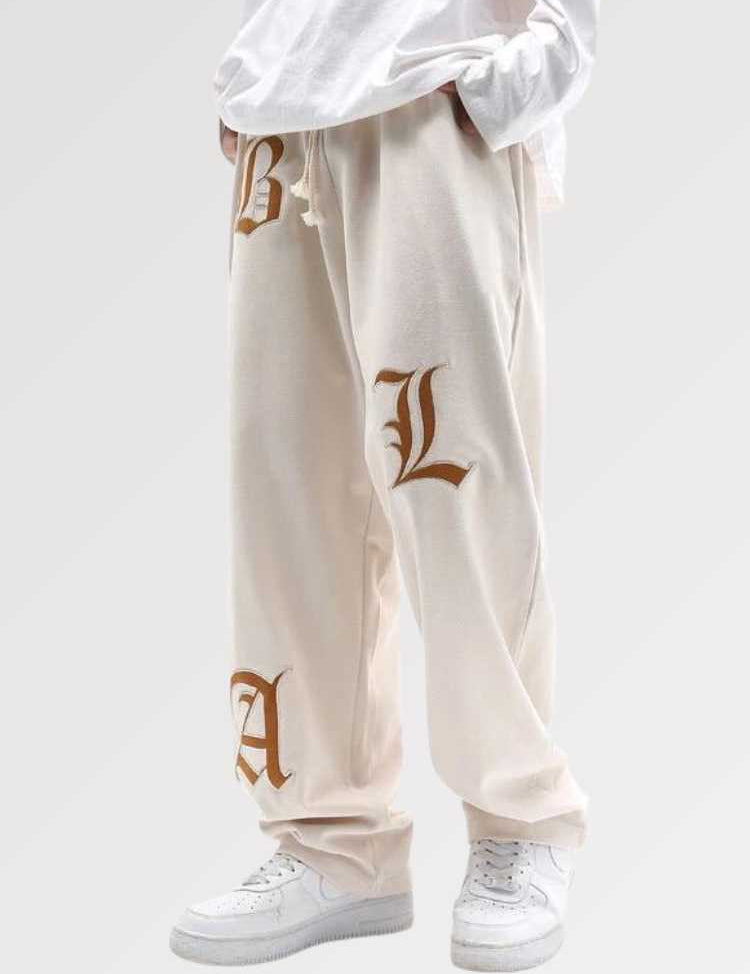 Jean Rétro avec Lettres Brodées