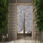 Rideau Japonais au motif simpliste et tranquillisant