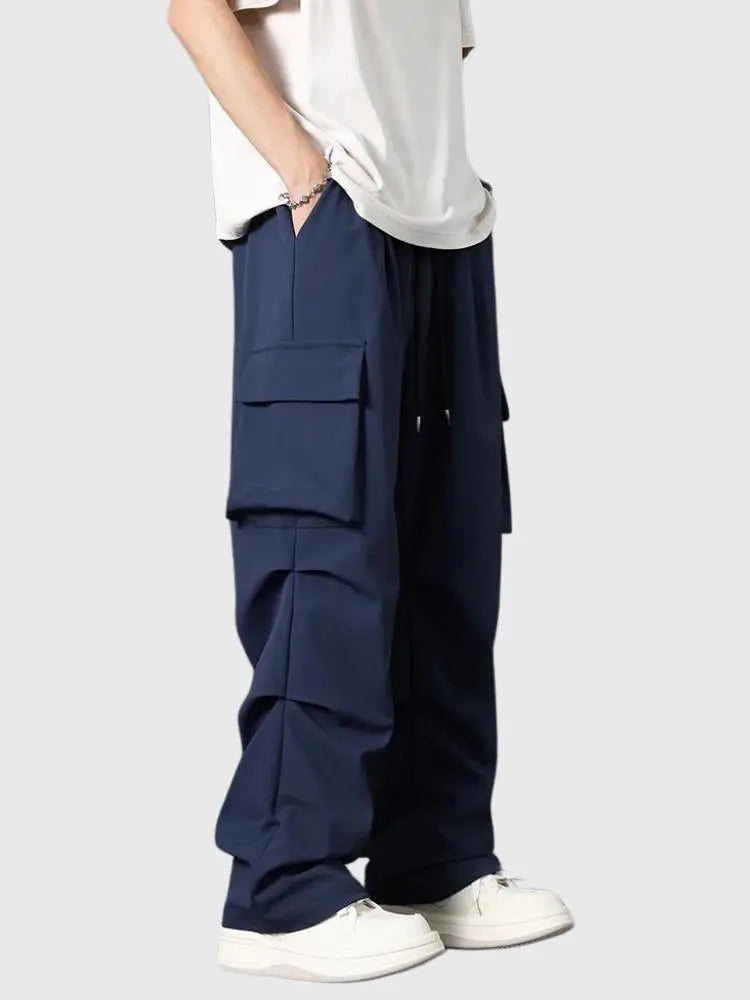 Pantalon Cargo Bleu 'Tsushima' Japanstreet