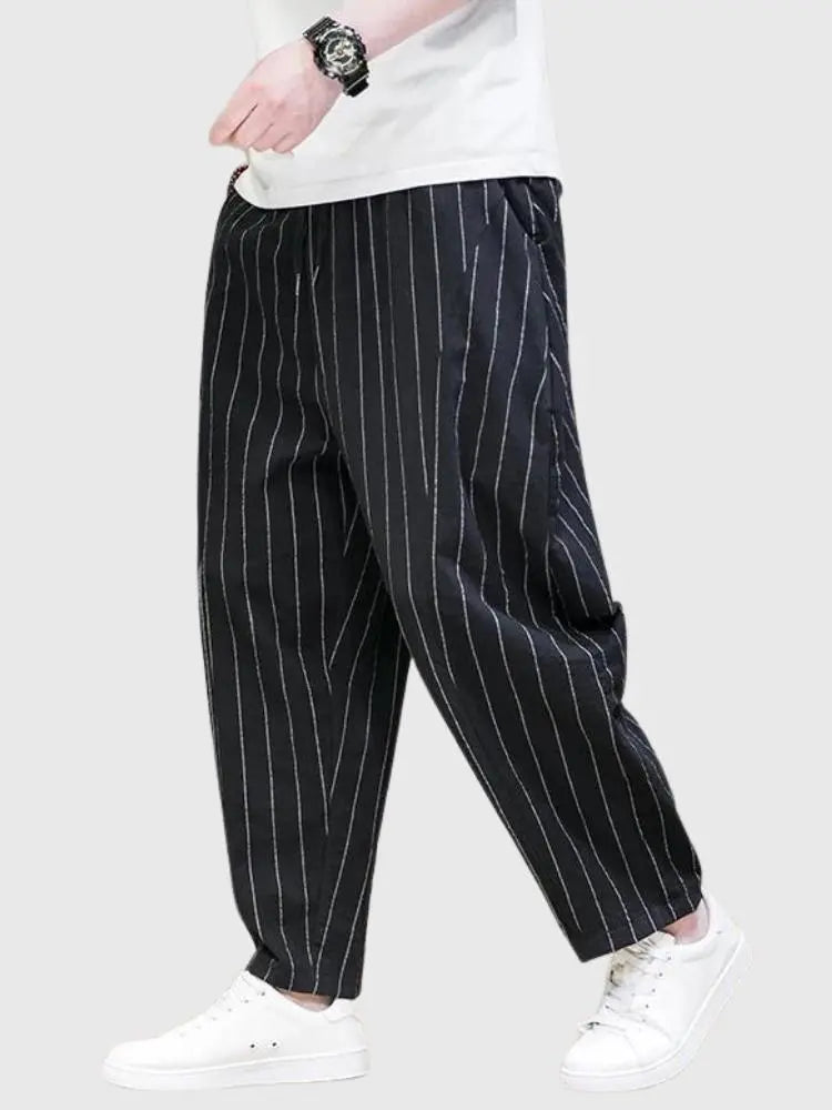 Pantalon Rayure Homme 'Straightin' Japanstreet
