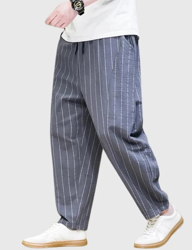 Pantalon Rayure Homme 'Straightin' Japanstreet