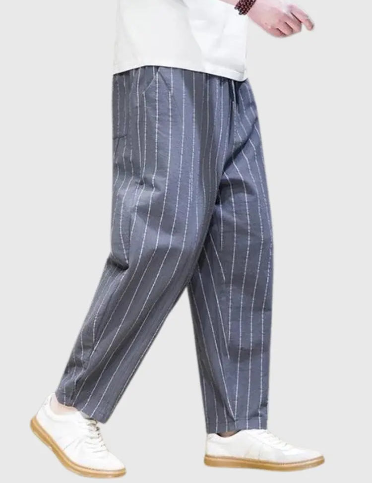 Pantalon Rayure Homme 'Straightin' Japanstreet