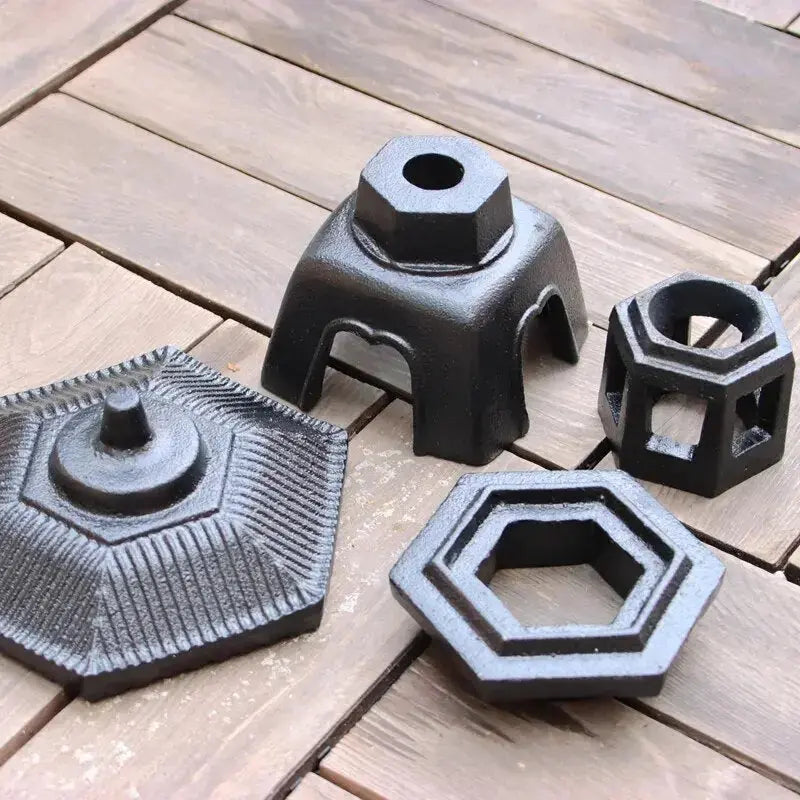 Petite lanterne japonaise en fonte 'Abiko' Japanstreet