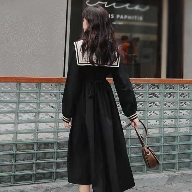 Robe Japonaise Noire 'Sashiko'