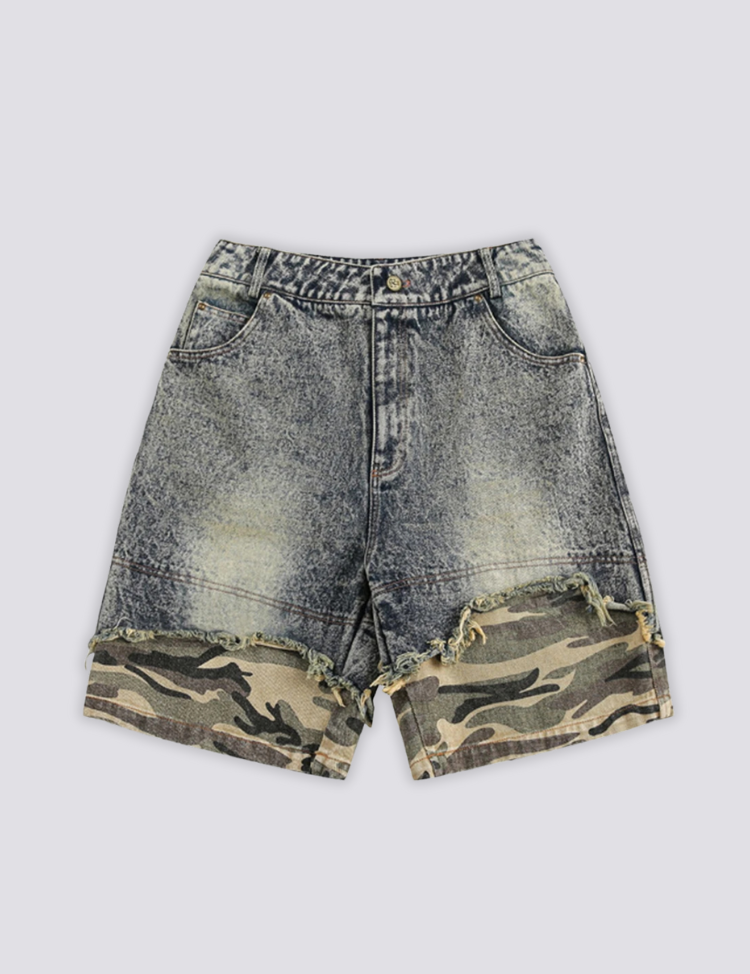 Short Camo en Jean