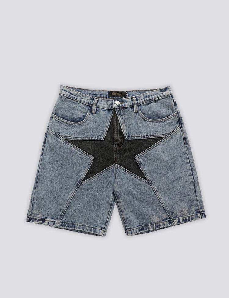 Short en Jean Patchwork