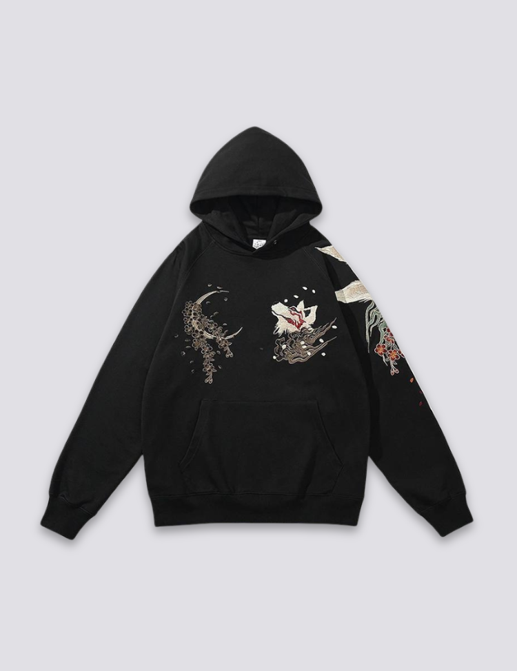 Sweat Japonais Brodé