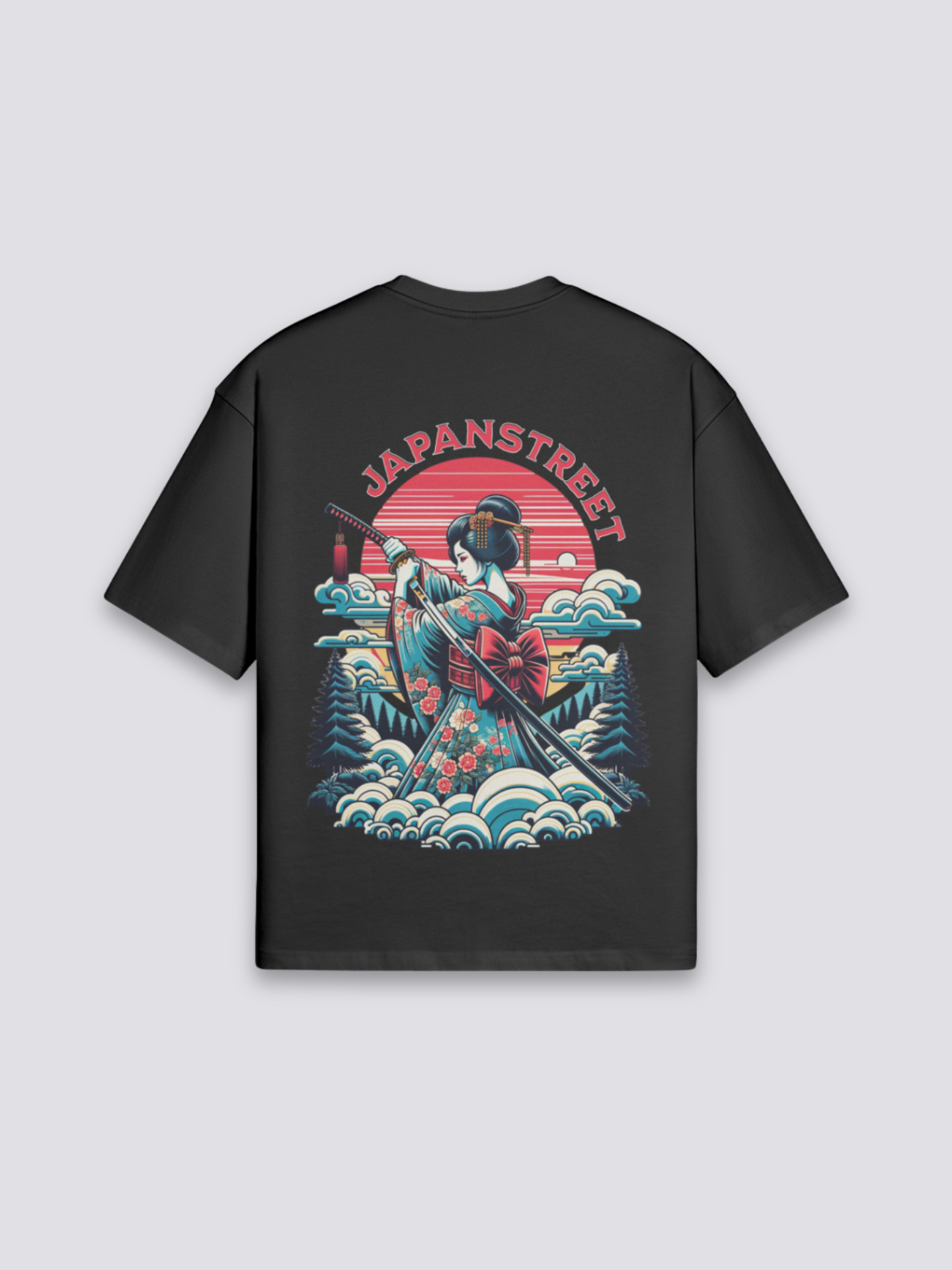 Tee Shirt Japonais Femme - げいしゃ