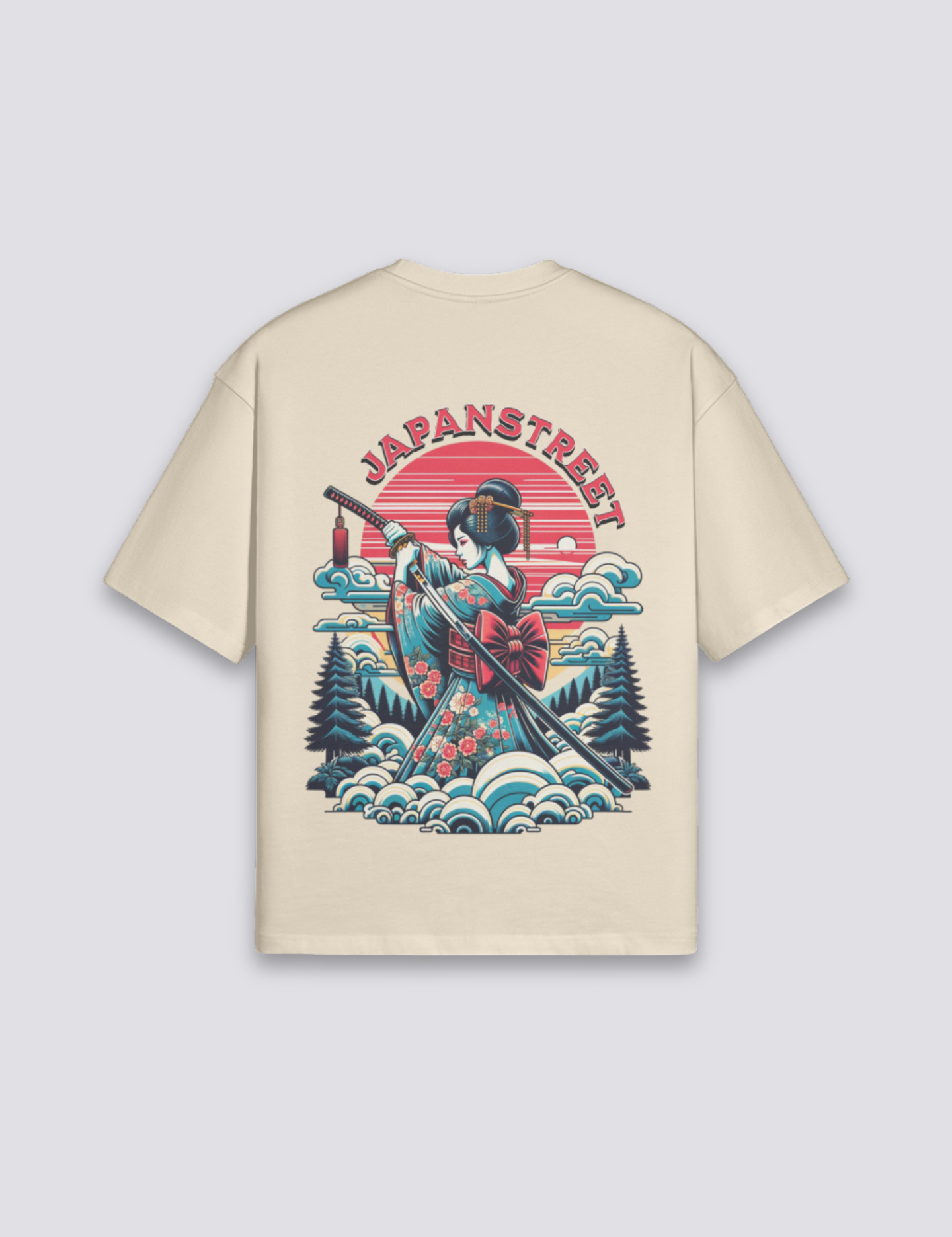 Tee Shirt Japonais Femme - げいしゃ