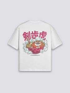 T-Shirt avec Ecriture Japonaise - らーめん