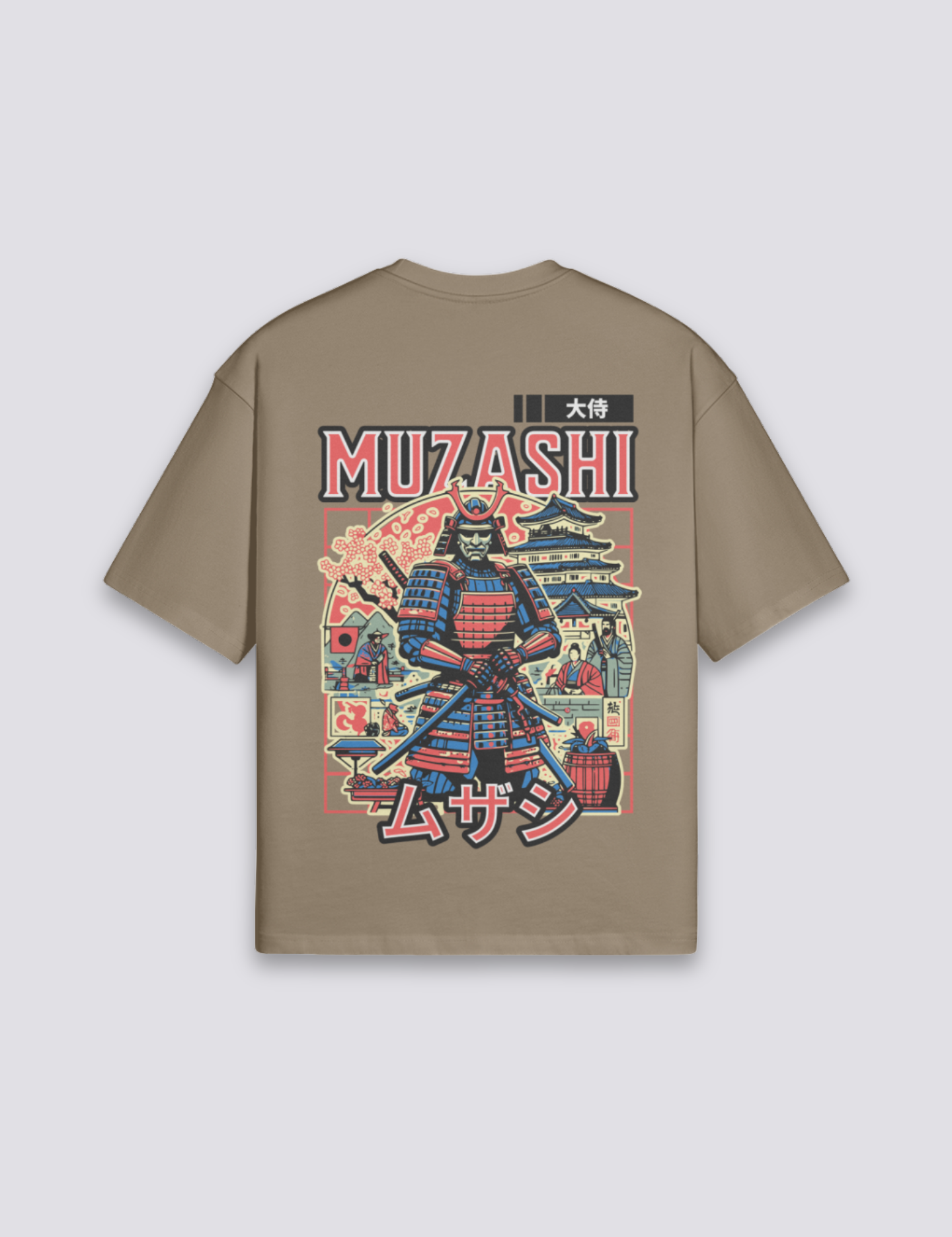 T-shirt Estampe Japonaise - うきよえ