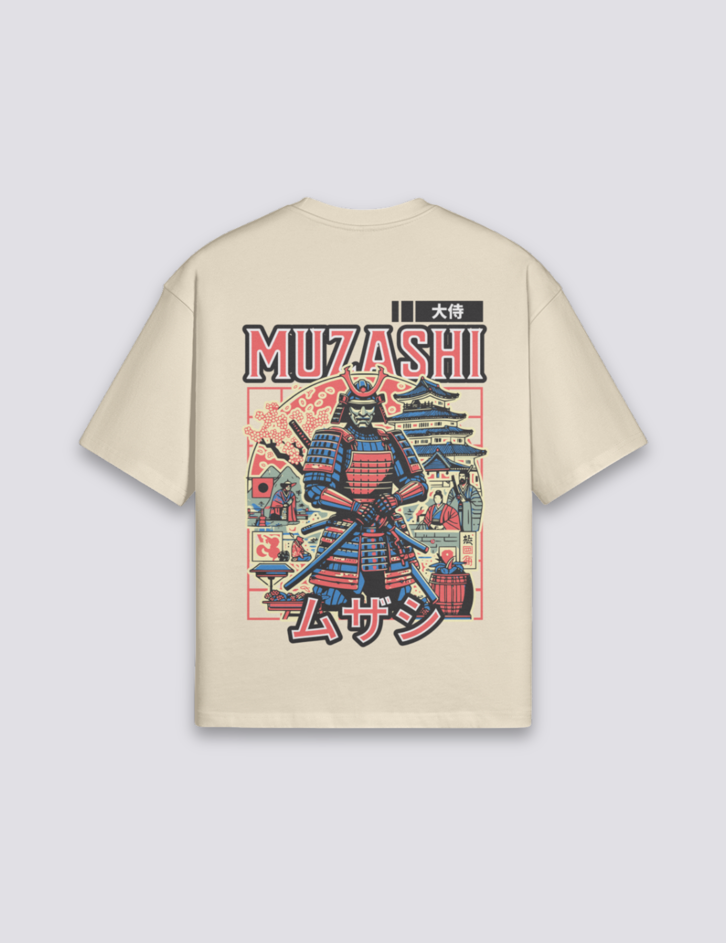 T-shirt Estampe Japonaise - うきよえ