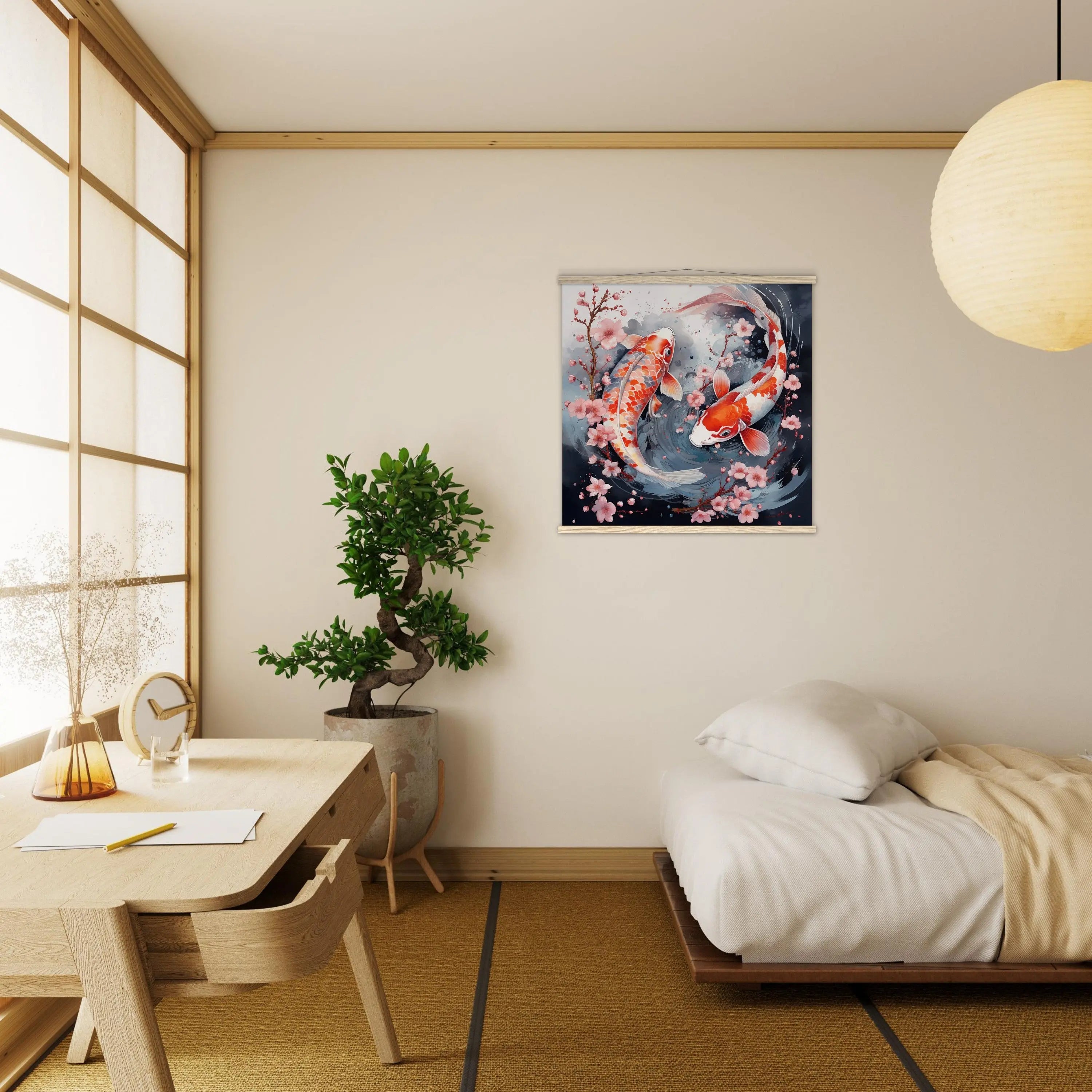 Tableau Carpe Koi 'Testuki'