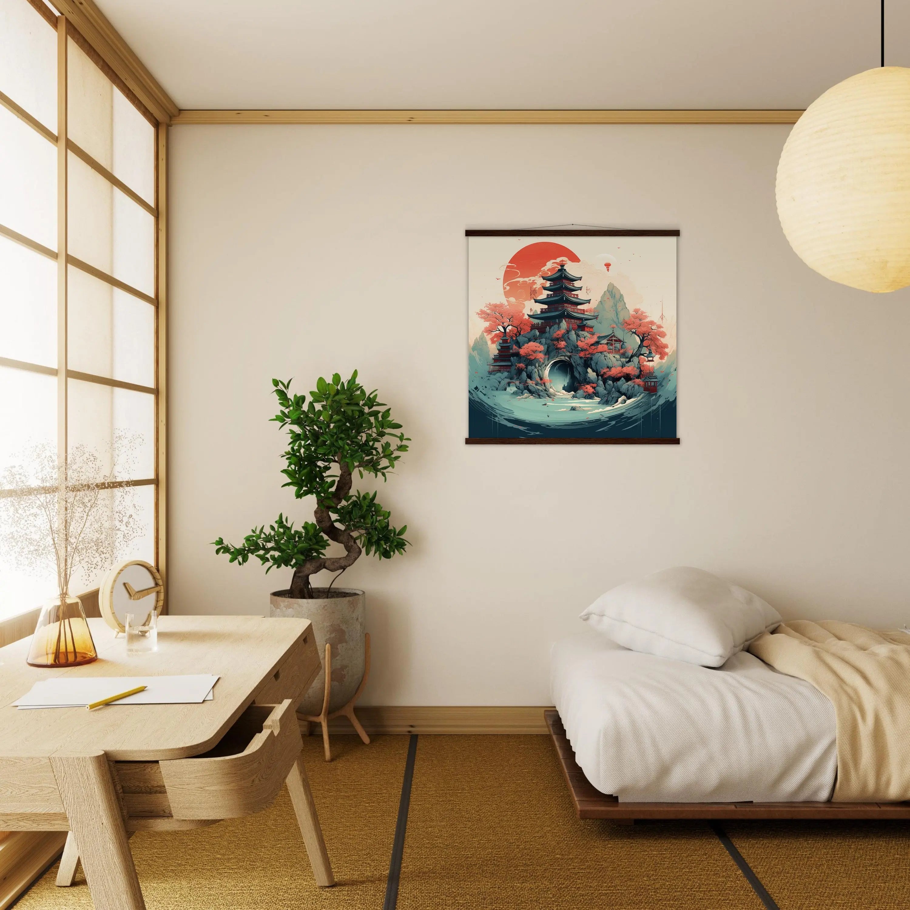 Tableau Style Japonais 'Oko-Iyuma'