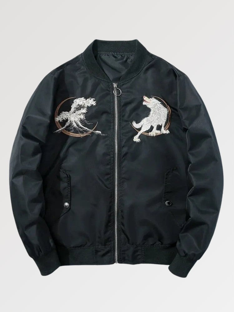 Bomber Japonais Original 'Okami Wolf'