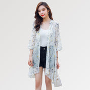 Cardigan Long Femme Été 'Yuriko'