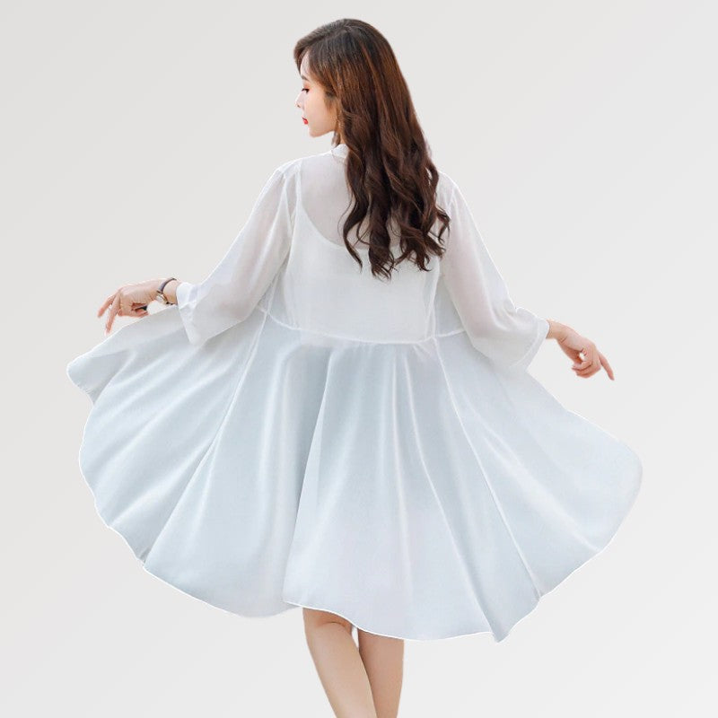 Cardigan Long Femme Été 'Yuriko'