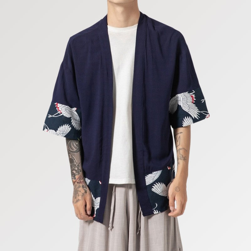 Cardigan Style Kimono Homme 'Hisashi'
