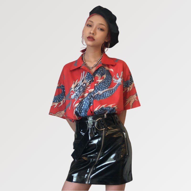 chemise japonaise femme