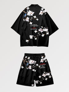 Ensemble de Kimono 'White Sakura'
