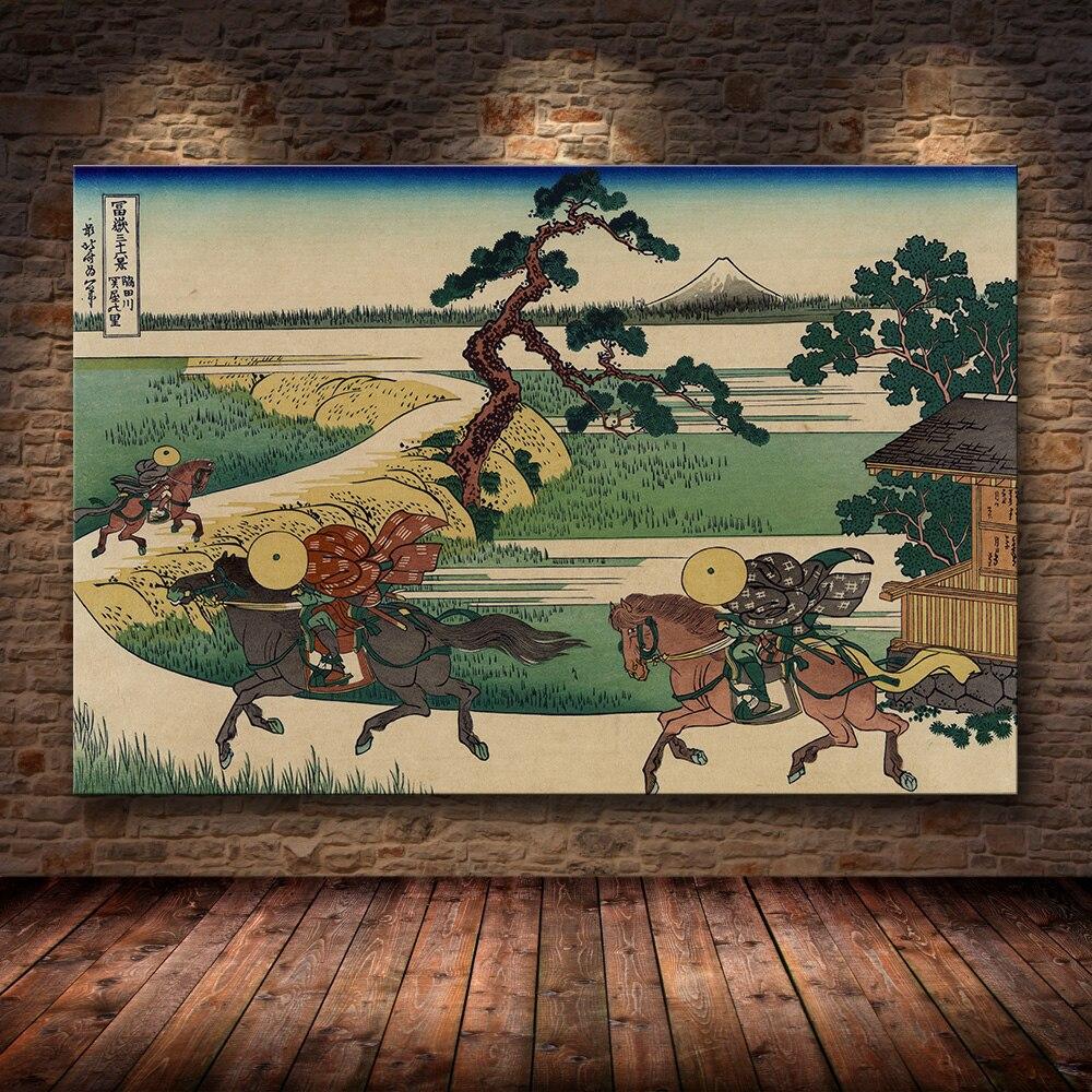 estampe japonaise hippique