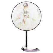 Éventail Japonais Rond Geisha 'Iwakura'