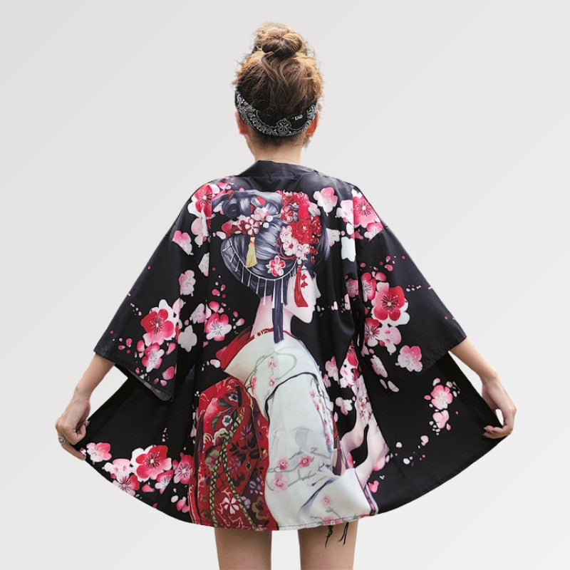 Geisha Cardigan 'Sakura x Geiko'