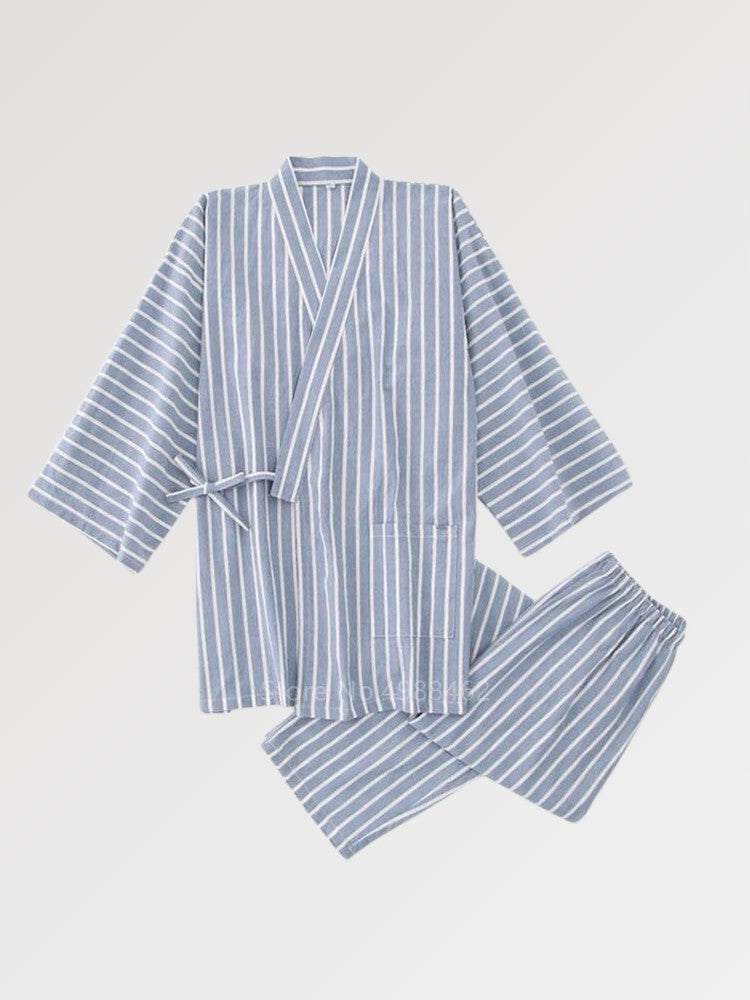 Jinbei Rayé Homme 'Onsen Shota' Japanstreet