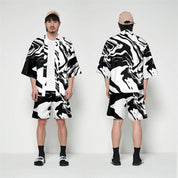 Kimono Blanc et Noir 'Édition Kaïto'