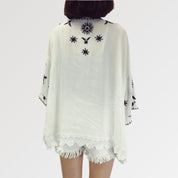 Kimono Court Dentelle 'Flaked'