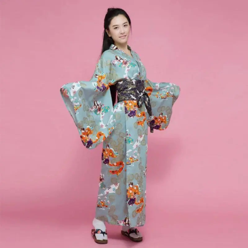 Kimono Japonais Femme Geisha 'Amaya'