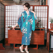 Kimono Japonais Long Femme 'Miyuki'