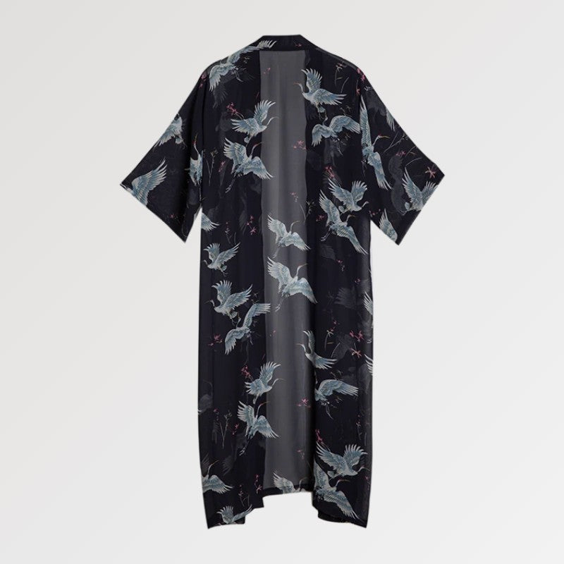 Kimono Long Transparent Femme 'Yuna'