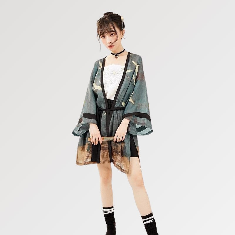 Kimono Mi Long Femme 'Amaya'