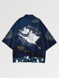 Kimono Streetwear 'Tsuru Motif'