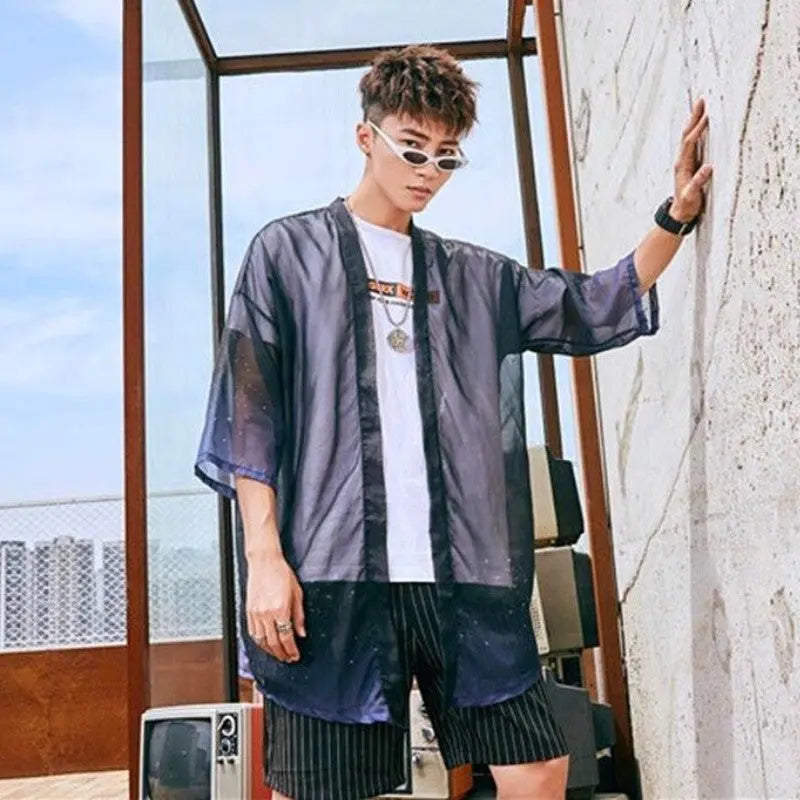 Kimono Veste Longue 'Kazuko'