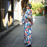 Kimono Yukata Femme Japonais 'Shigeko'