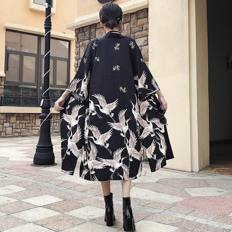 Long Kimono pour Femme 'Sukuna'