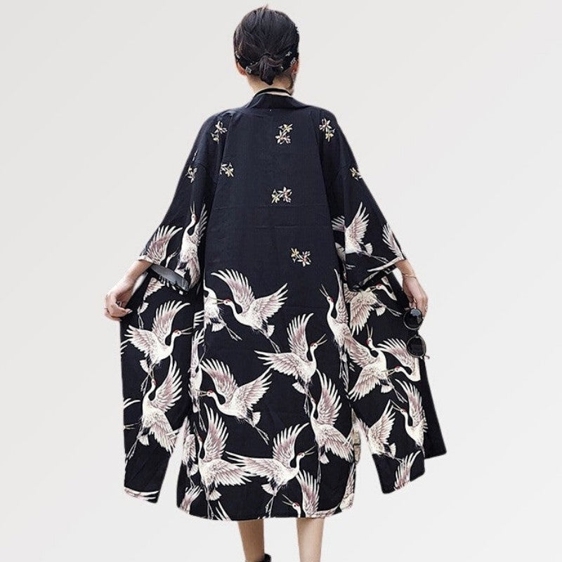 long kimono femme