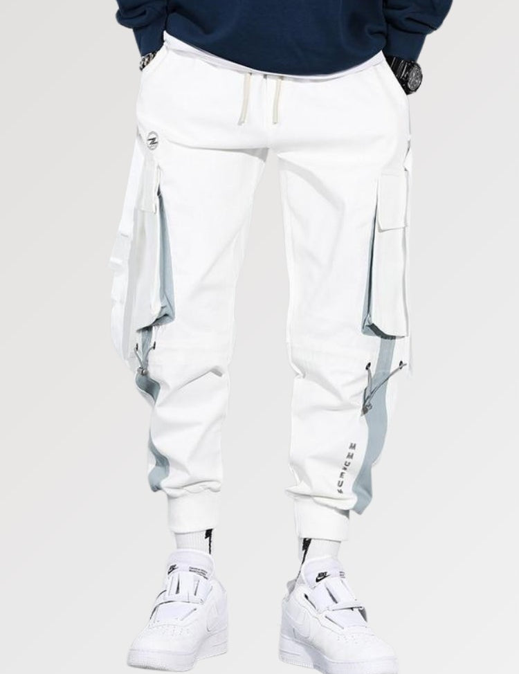 Pantalon Cargo Blanc